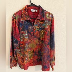 Chico’s Vibrant Lightweight Shirt Jacket